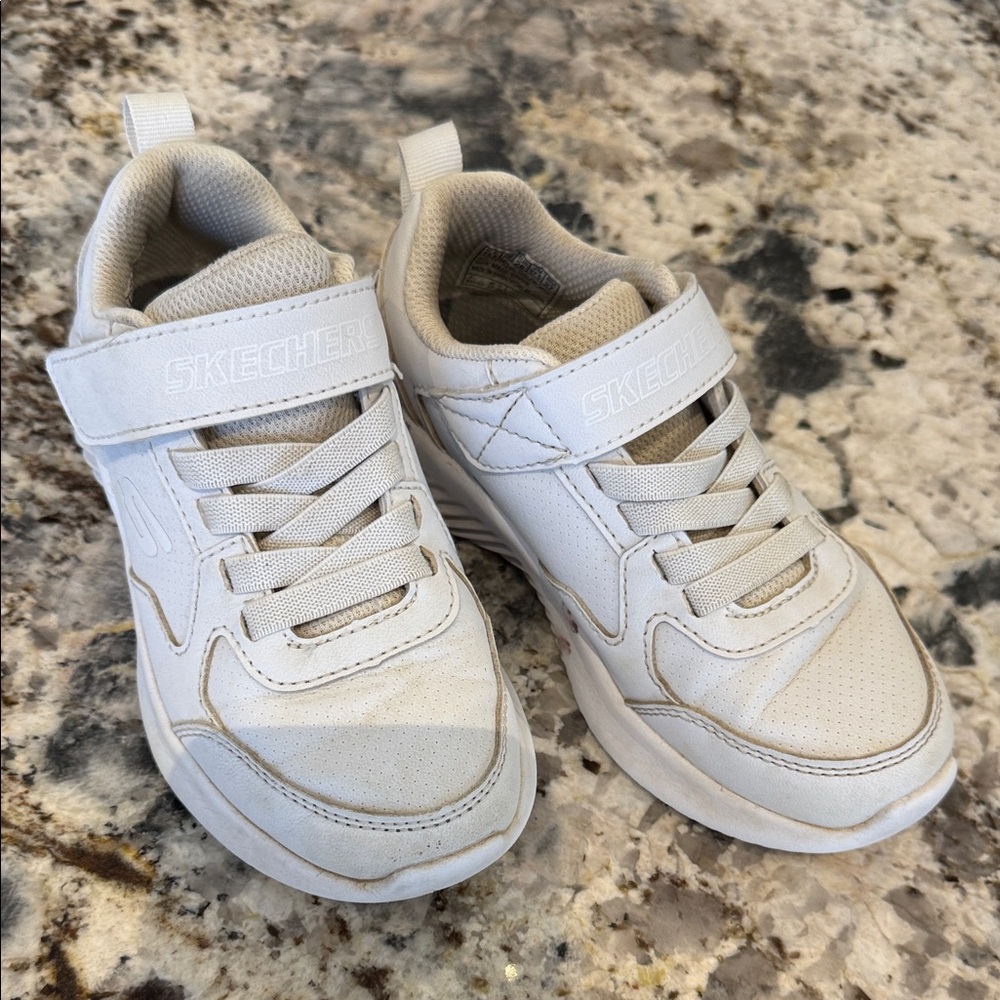 Skechers Kids Cream Sneakers